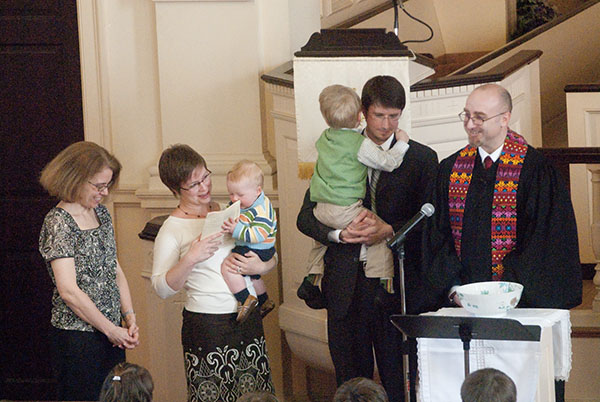 Wren Henry Halter Marean baptism