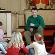 Andrew provides Children's Message