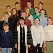 youth participants with Rev. Arakawa